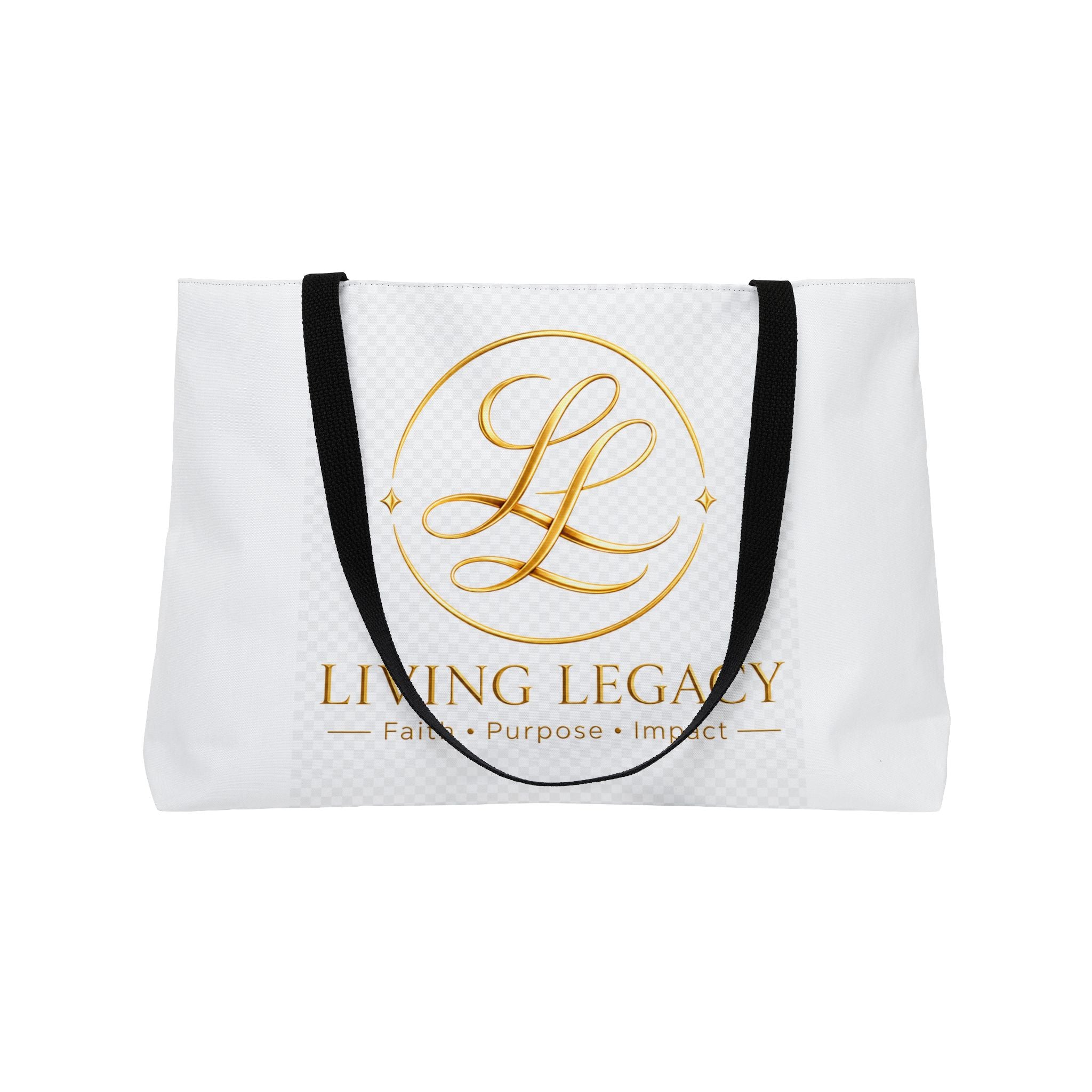 Legacy Weekender Tote Bag — 'Travel In Style While Creating A Legacy' Art Tote for Travelers & Creatives