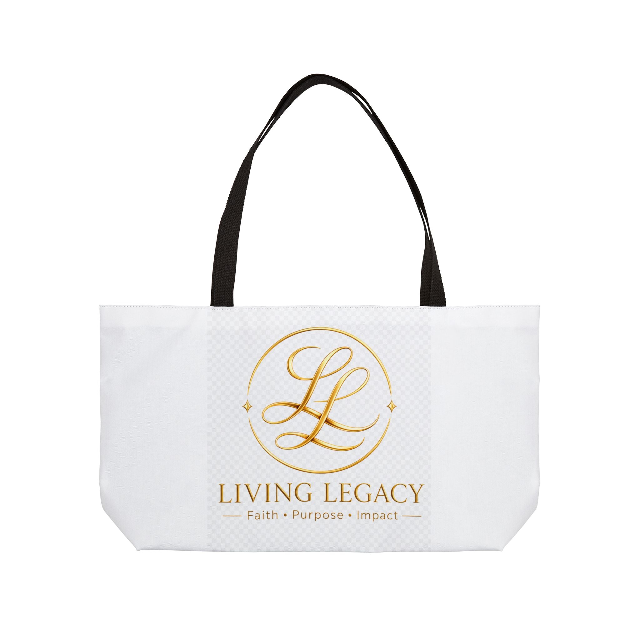 Legacy Weekender Tote Bag — 'Travel In Style While Creating A Legacy' Art Tote for Travelers & Creatives